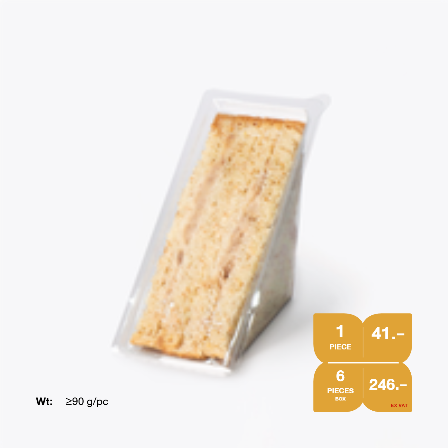 ขนมปังแช่แข็ง SYNOVA : แซนวิชโฮลวีทไส้ทูน่า (ยกกล่อง)